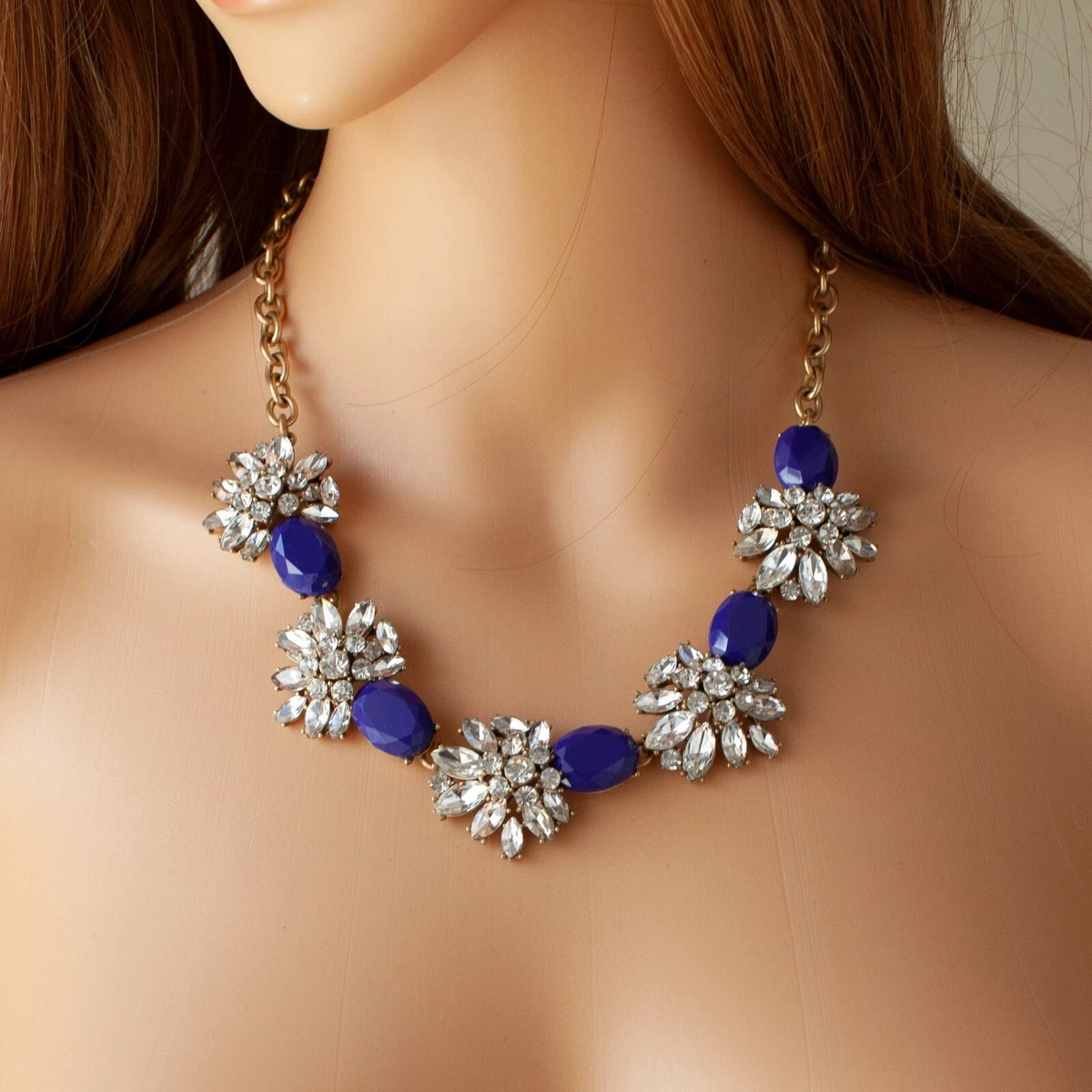J crew crystal statement necklace sale