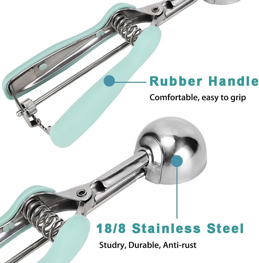Cookie Scoop 2 Tablespoon, Size 40 Cookie Dough Scoop, 2 Tbsp/ 30 Ml