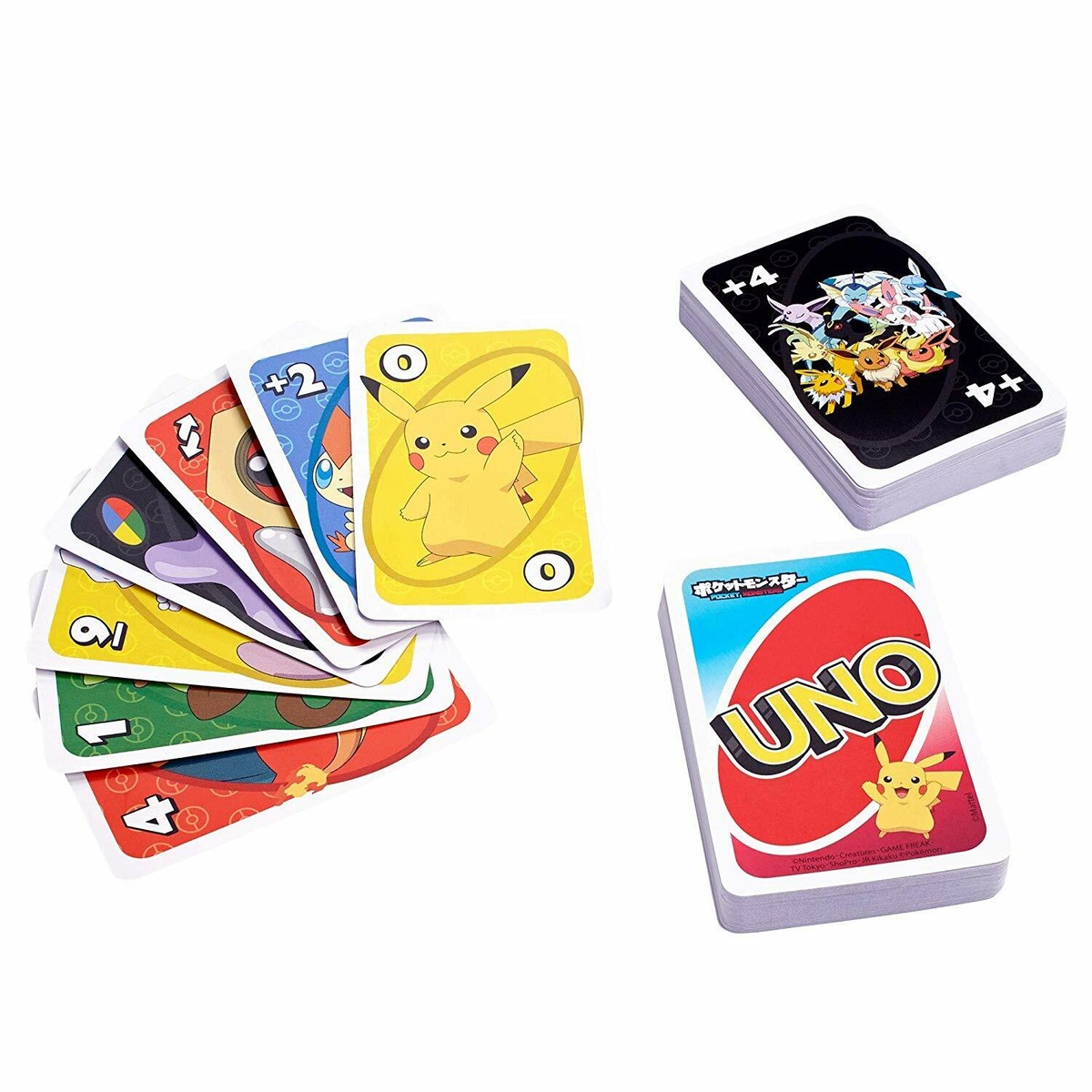 Uno Pokemon Pocket Monster Card Game Mattel Ship from Japan
