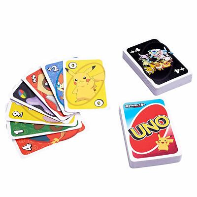 Uno Pokemon Pocket Monster Card Game Mattel Ship from Japan