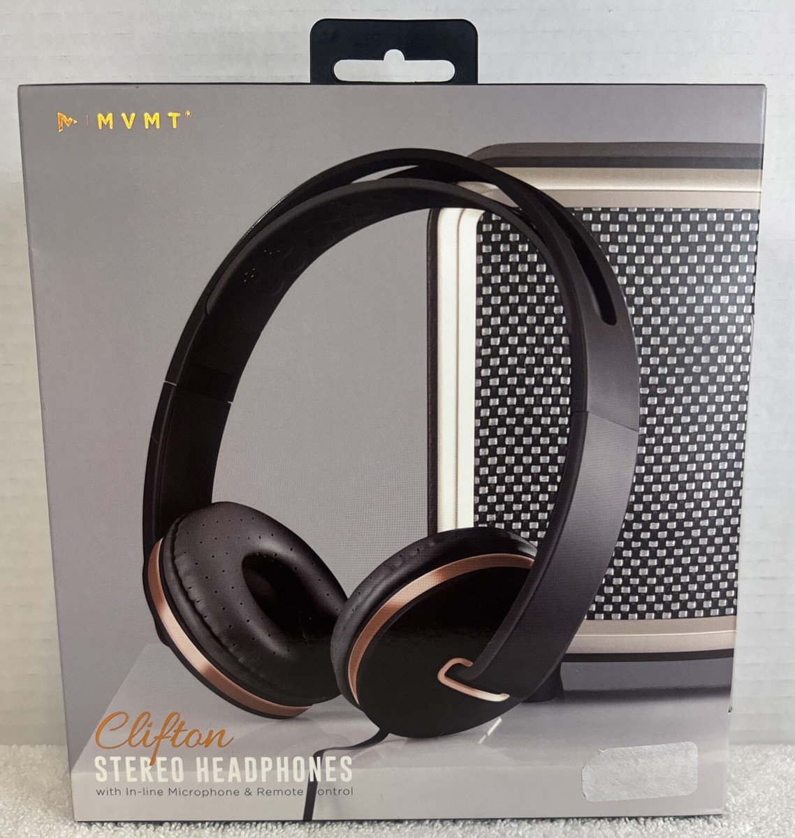 MVMT Clifton stereo headphones With In Line Microphone Remote