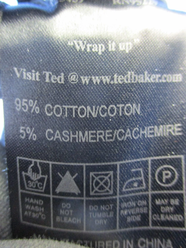 Suéter Ted Baker para mujer 4 grandes cárdigan de algodón negro Foto 4 de 4