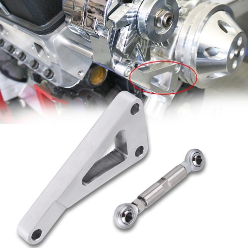 Polished Aluminum Alternator Bracket Kit Water Pump Lwp Bracket Set for Chevy SB - Picture 2 of 12