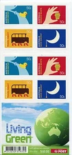 2008 Living Green Stamp Booklet SB293 (Philatelic Barcode)