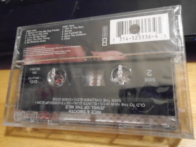 SEALED RARE OOP Nice & Smooth CASSETTE TAPE Jewel of the Nile hip hop Greg Nice - Image 2 of 2