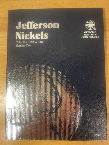 Official Whitman Coin Folder Jefferson Nickels Collection 1962 To 1995