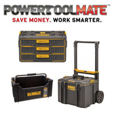 Dewalt DS450 Rolling Case, 3 Drawer Organiser DWST08330 & Tote DS350 Toughsystem
