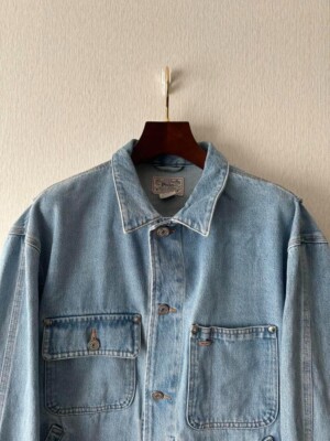 Ralph Lauren Polo Bear Denim Jacket 90s G Jean L size Ralph Lauren Polo Bear Denim Jacket 90s G Jean L size
