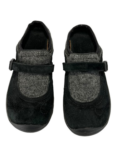 Zapatos cómodos para mujer Merrell talla 10 negros y grises sin cordones perfil posterior baja - Imagen 5 de 11