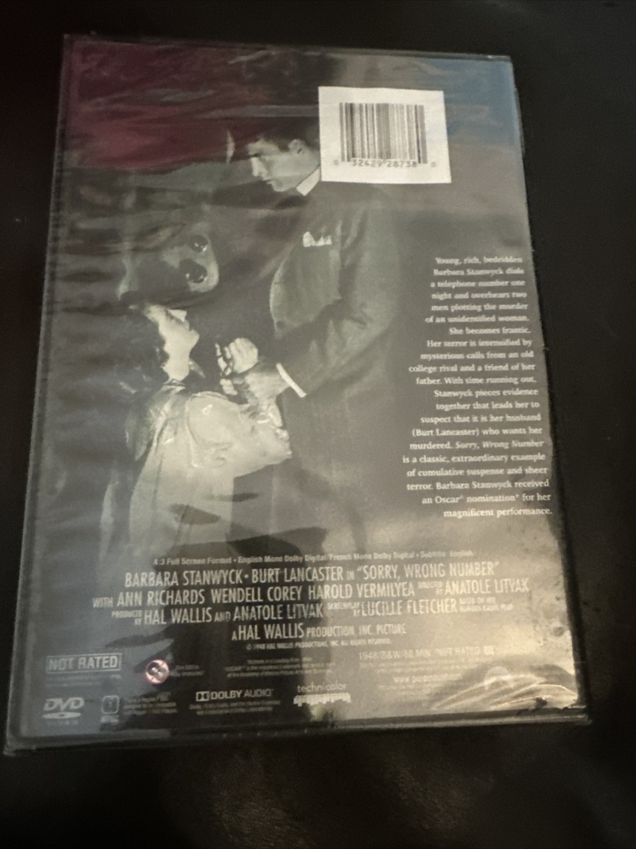 Sorry, Wrong Number (Stanwick, Lancaster), DVD 32429287380| eBay