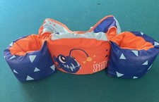 Speedo Child Life Jacket. For Kids 30-50 lbs. Orange  Blue. In Great Condition 