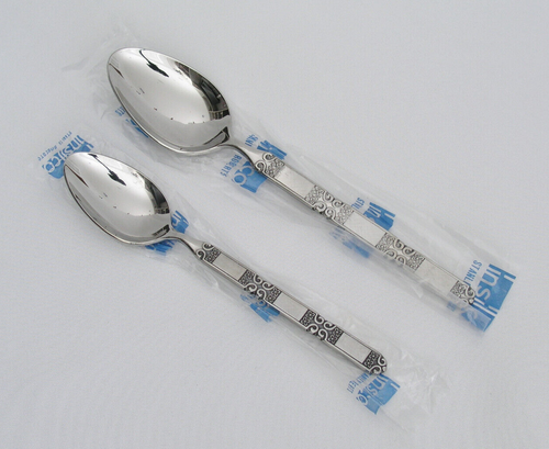 STANLEY ROBERTS STAINLESS - SPANISH GRACE - 60 PCS. SVC FOR 10 & SERVING PIECES - Picture 4 of 15