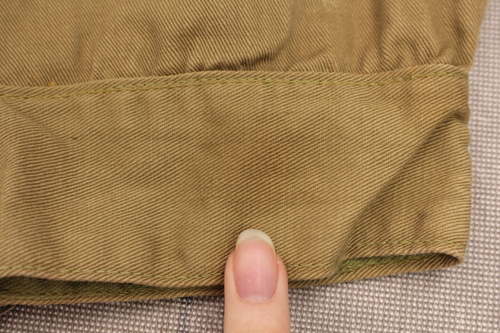 VTG Boy's / Petite Women's 20s Khaki Cotton Breeches W/ Buckle Cuffs Sz 28 1920s - Picture 9 of 13
