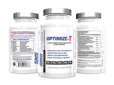 SNS Optimize-T Hardcore Natural Testosterone Booster Sex Drive 120 Capsules New