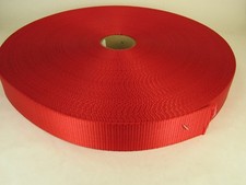 1 1/2 Inch 15 feet Bright Red Heavy Nylon Webbing