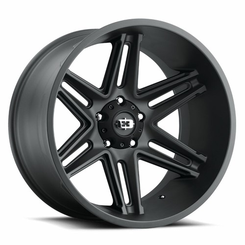 (1) 20x10 Vision 363 Razor 6x135 ET-25 Satin Black Wheel