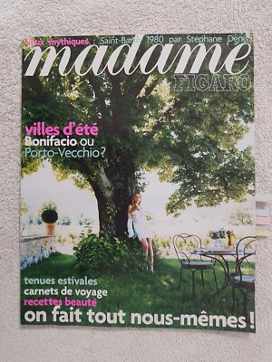 MADAME FIGARO Nr. 18041 10.8.2002 MODE SAINT-BARTH BONIFACIO PORTO-VECCHIO DECO