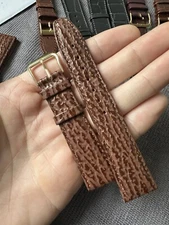 Vintage Watch Strap 20 mm  Leather Nos Top Quality V57