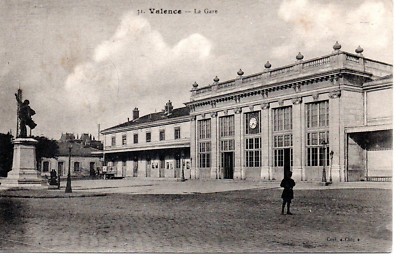 CPA 26 VALENCIA LA GARE