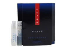 PRADA LUNA ROSSA OCEAN EDT 1.2ml .04fl oz x 2 COLOGNE SPRAY SAMPLE VIALS