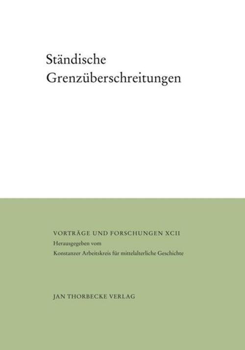 Thumbnail - Ständische Grenzüberschreitungen Christian Hesse Buch 322 S. Deutsch