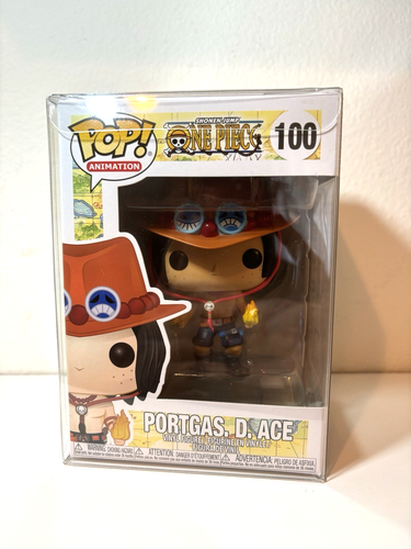 Funko Pop! One Piece Portgas D. Ace #100 with Protector FREE SHIPPING