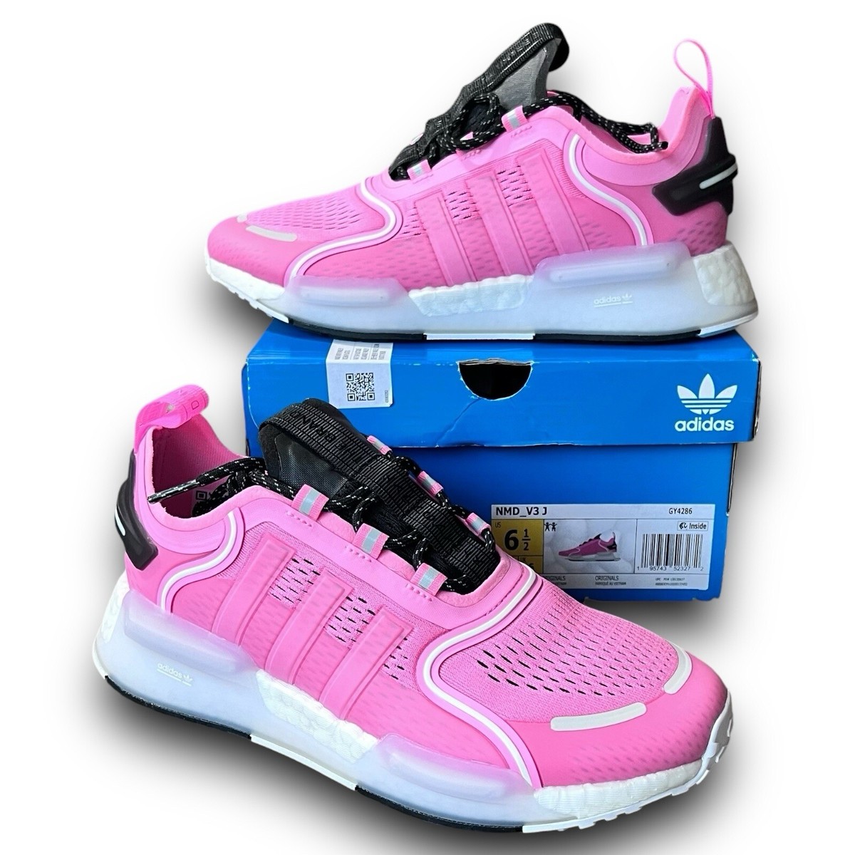 Adidas - NMD V3 Juniors Shoes w/Boost - Youth Size 5.5 - Beam Pink