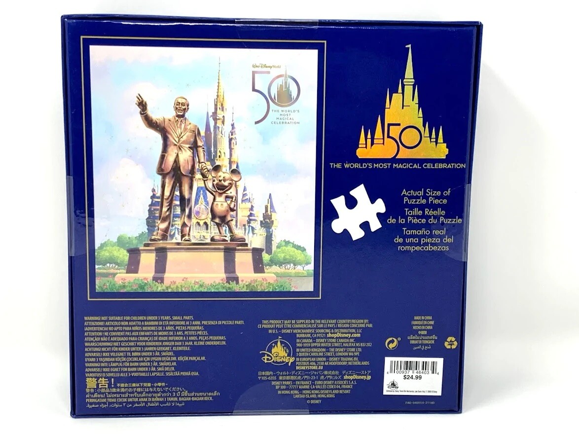 Walt Disney World Parks 50th Anniversary Partner Statue