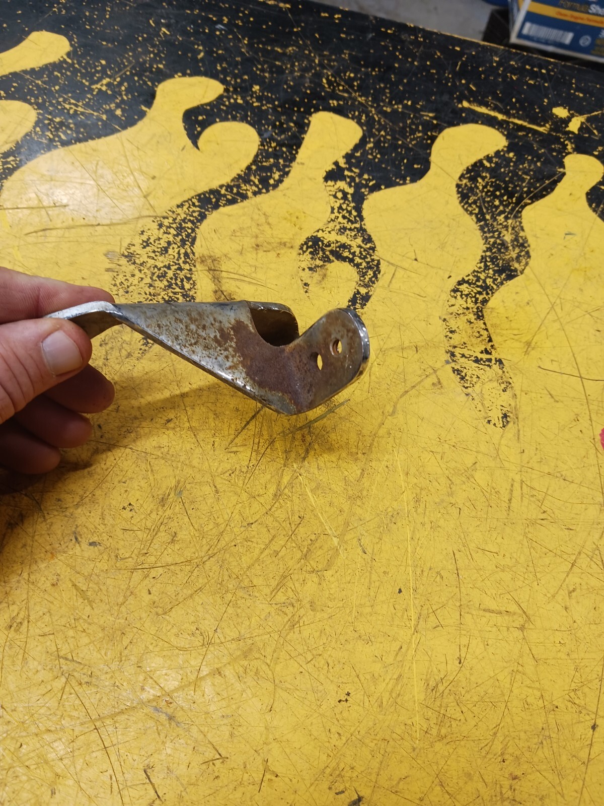 STOCK HARLEY PANHEAD SHOVELHEAD CLUTCH CABLE FRAME BRACKET FOR 1965