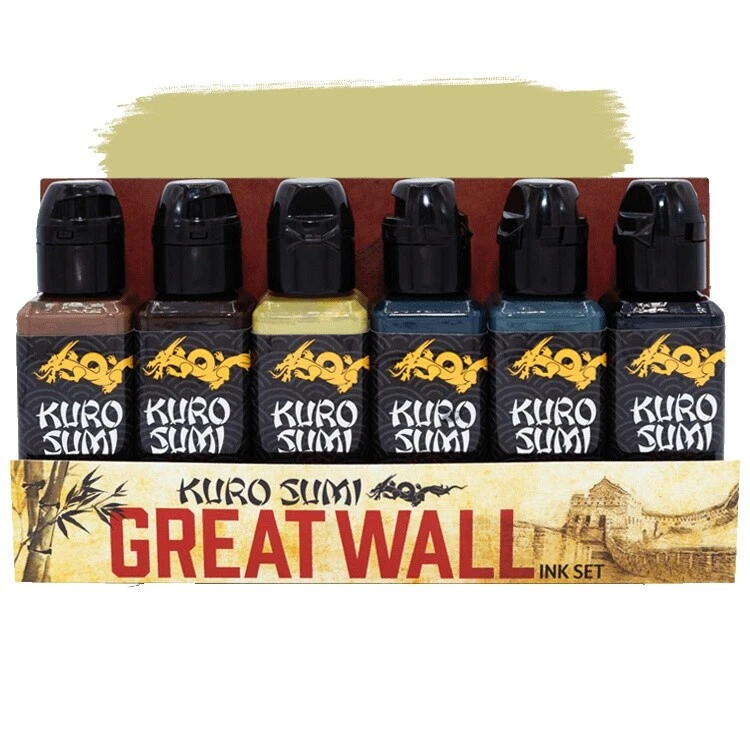 Conjuntos de tinta tatuaje Kuro Sumi