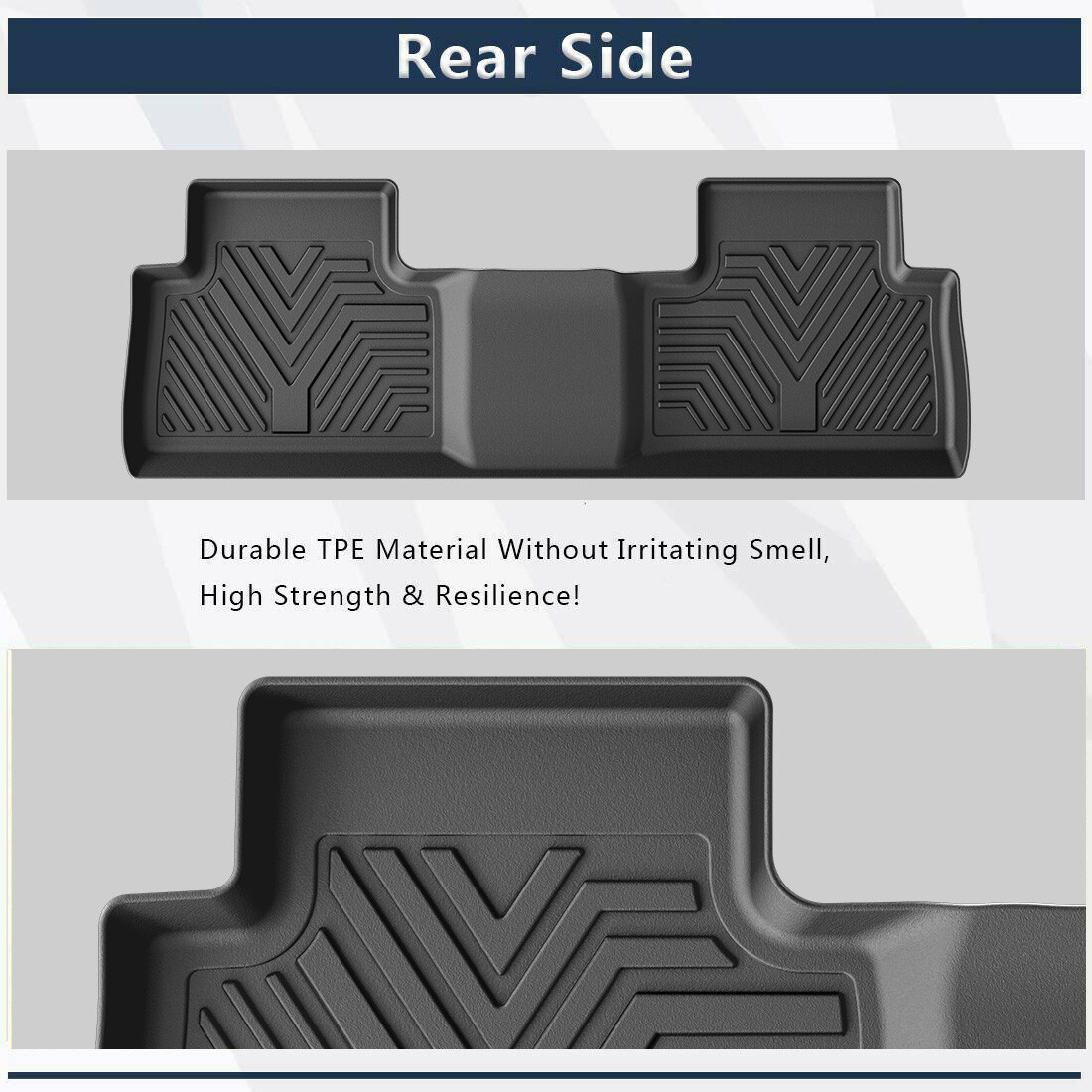 Floor Mats for 20192023 Acura RDX All Season Black Rubber Waterproof