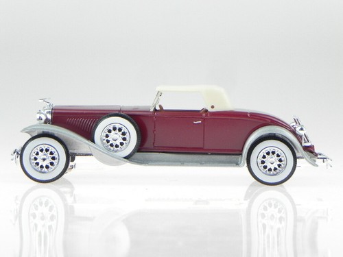 Duesenberg J Roadster red 1935 diecast model car Solido 1/43 - Picture 2 of 4