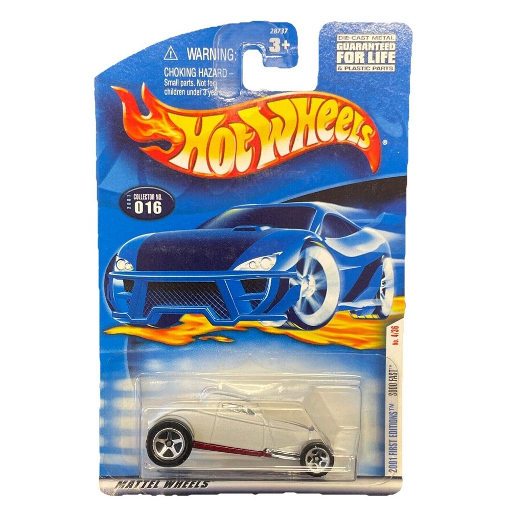Hot Wheels 2001 First Editions Sooo Fast White