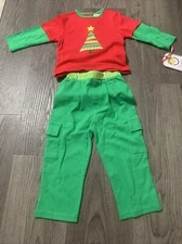 Zubels Petit Ami 24 Months Christmas Tree Shirt/Pants Outfit NWT