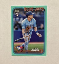 Cam Eden 2024 Topps Update Aqua Fanatics Box Parallel #US349 Rookie Card RC