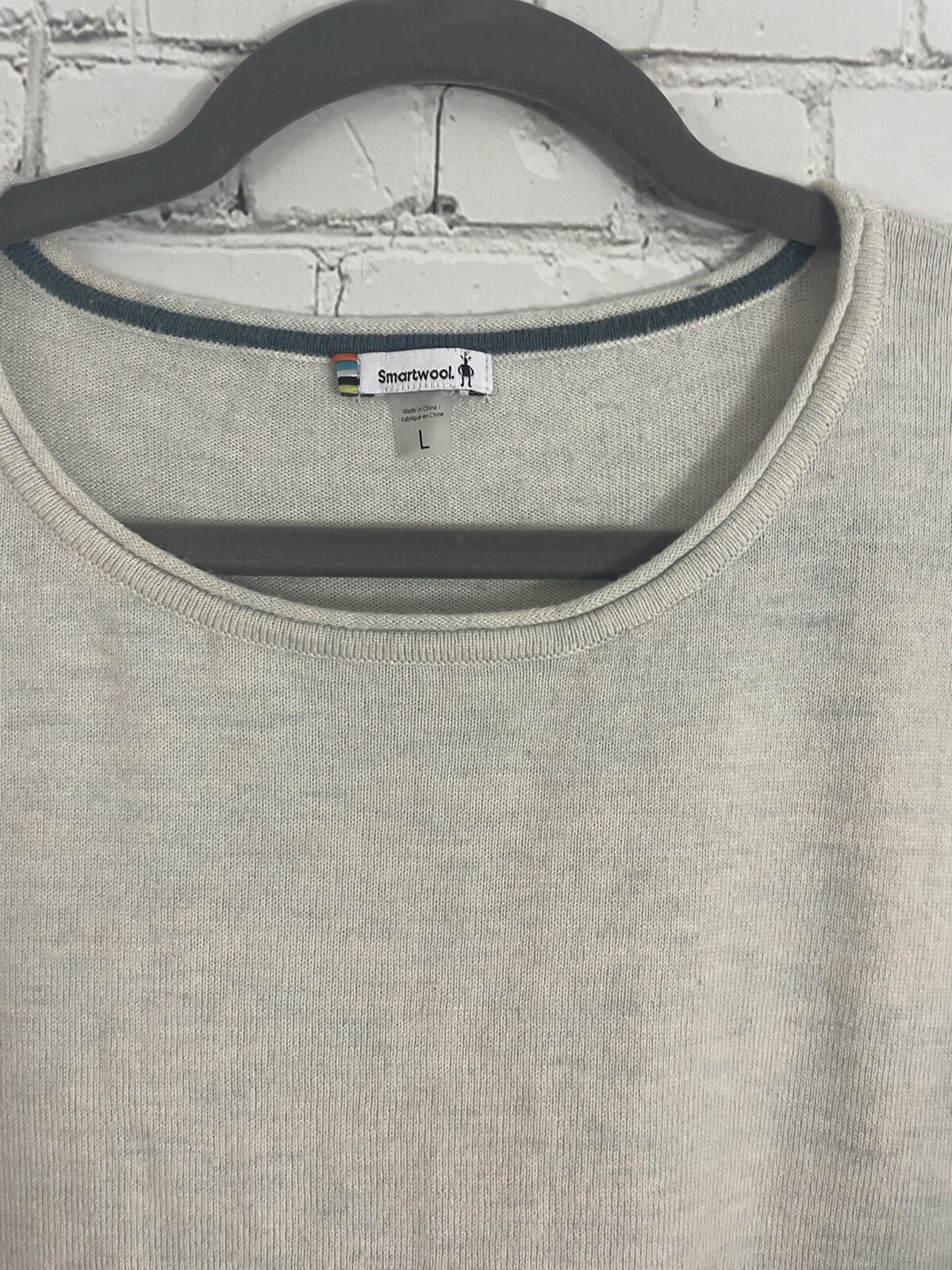 Smartwool Shadow Pine Merino Wool Colorblock Swea… - image 2