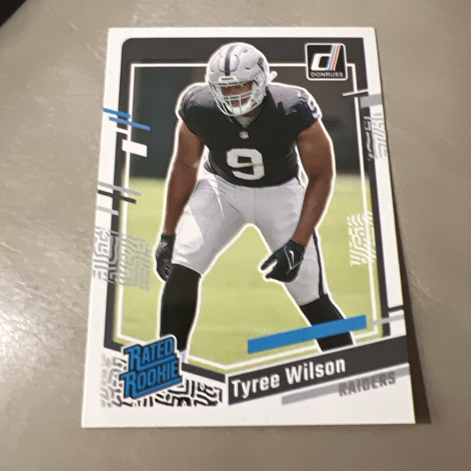 2023 Panini Donruss Rated Rookie Tyree Wilson #363 Las Vegas Raiders