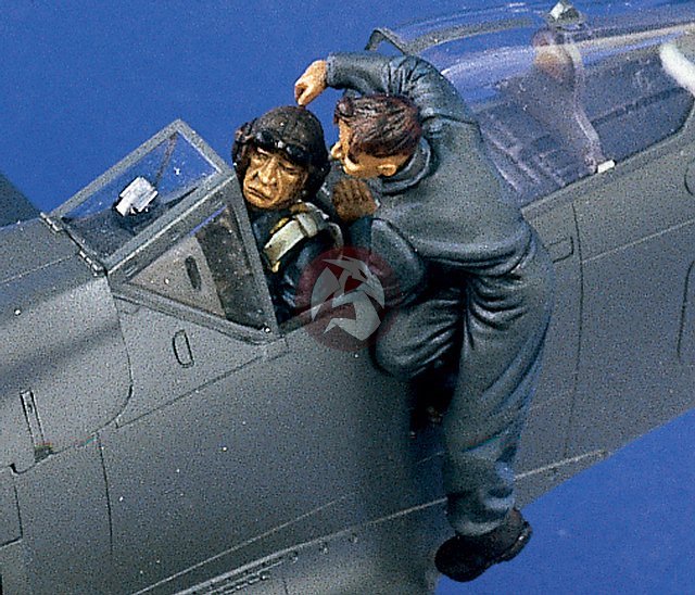 Verlinden 1/48 Scale German Luftwaffe Pilots & Ground Crew WWII