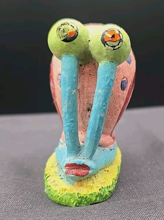 Sponge Bob Square Pants Gary the Snail Viacom Nickelodeon Small Figurine VTG 