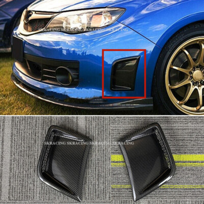 EIDRAN Carbon Fiber Front Bumper Side Vents For Subaru Impreza GRB Wagon WRX STi (2008–2014)