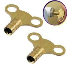 Radiator Plumbing Bleed Bleeding Key Keys Solid Brass for Venting Air Valve