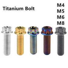 Titanium Bolt Flange Torx Screw Grade 5 For Motorcycle M4 M5 M6 M8