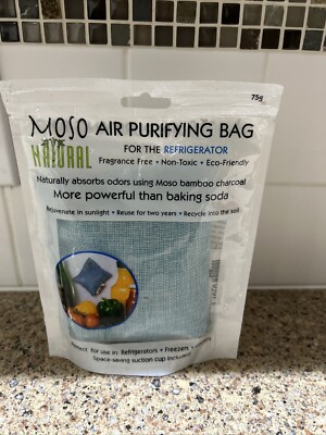 Moso Natural Air Purifying Bag For The Refrigerator 1 Bag 75g NEW