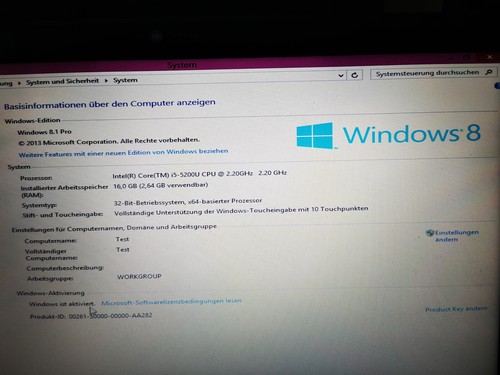 Festplatte 60 GB IDE 2.5 zoll Windows8.1+Office 2016+WinRar Installiert+Aktivie - Bild 4 von 5