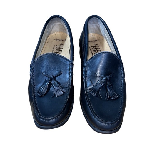 Allen Edmonds Men’s Coventry Loafers Size 8 Black Leather Dress Slip On Shoes - Picture 5 of 10