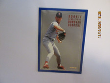DONOVAN OSBORNE CARDINALS 1993 FLEER ROOKIE SENSATIONS  ROOKIE CARD  #10