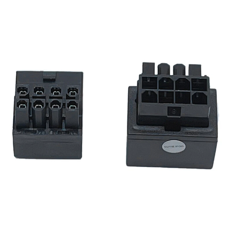 ATX Mainboard CPU 8Pin Stecker auf 8Pin Buchse 90 Grad Netzteil Stecker - Bild 3 von 4