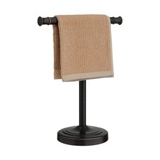 13- Inch Freestanding Bathroom Hand Towel Holder Stand for Countertop Rack Steel