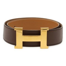 HERMES Constance H-Belt, Large, Reversible, Couchvel Box Calf Leat... GZl1cned