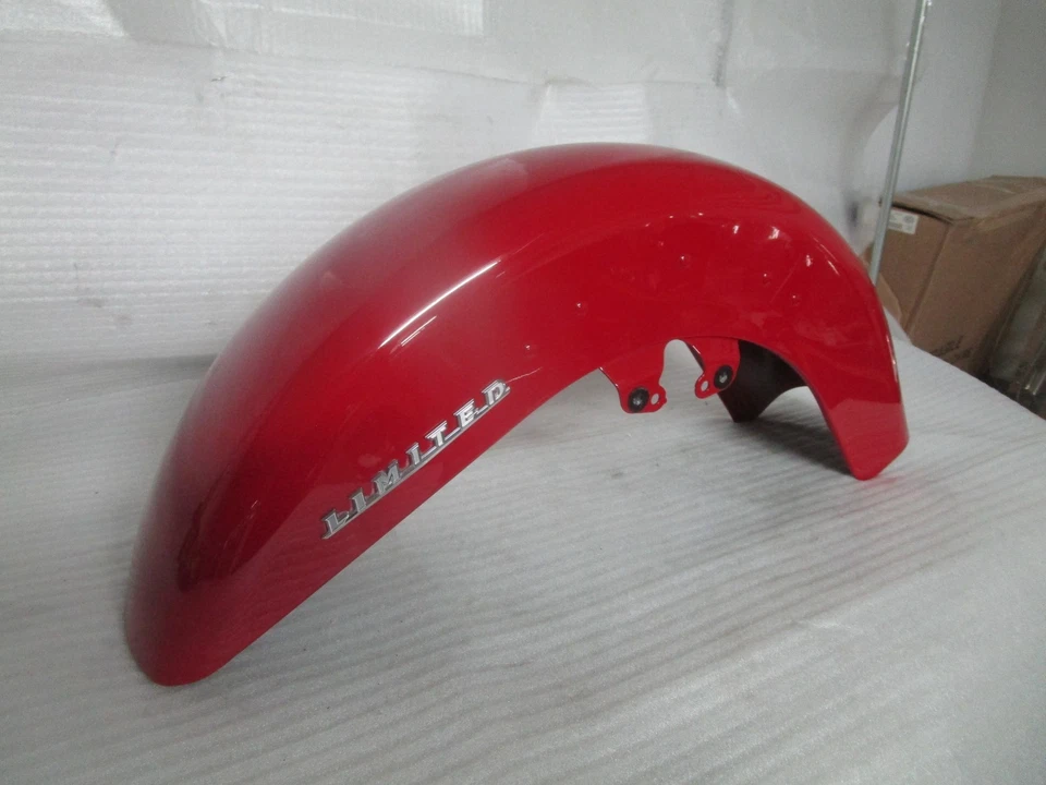 Guardabarros delantero Harley Davidson Electra Glide Ultra Limited 14-23 rojo billar Foto 2 de 4